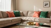 add colorful accents tastefully