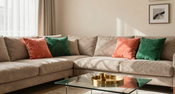 add colorful accents tastefully