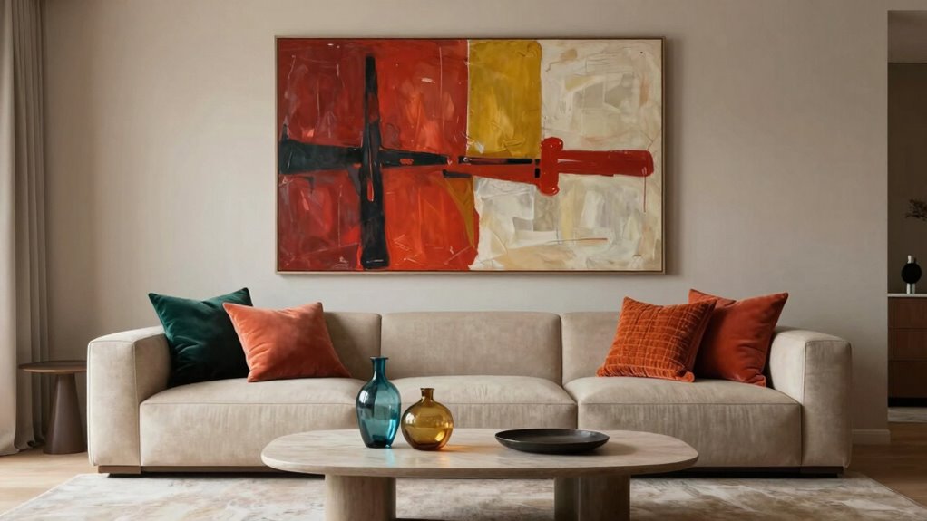 add colorful artwork accents