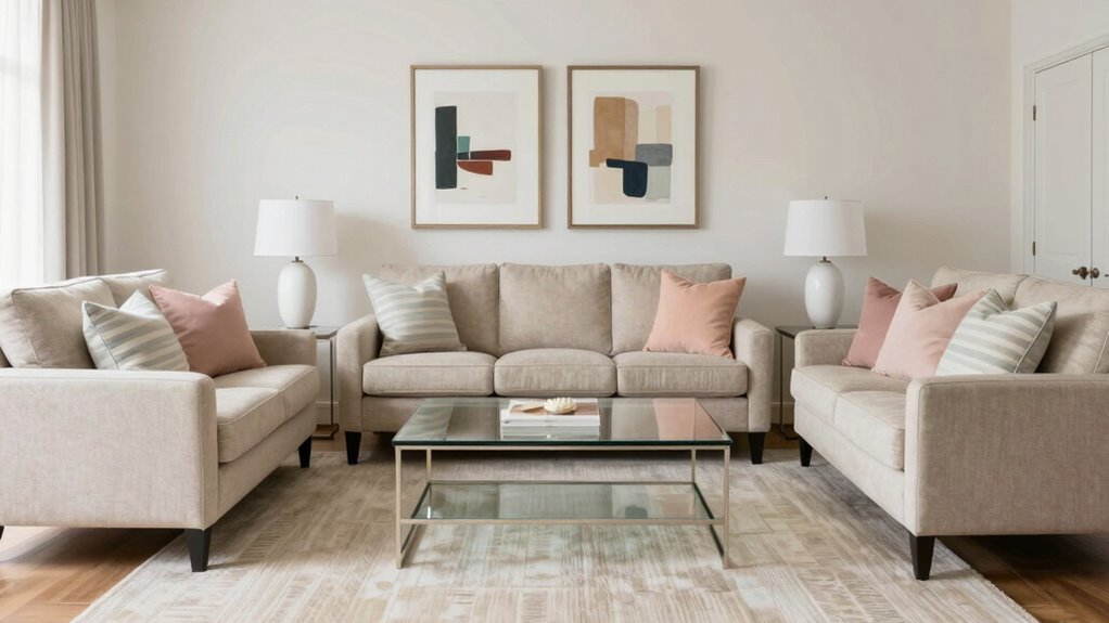 avoid overly matching decor