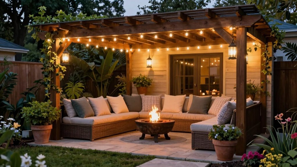backyard lighting for ambiance