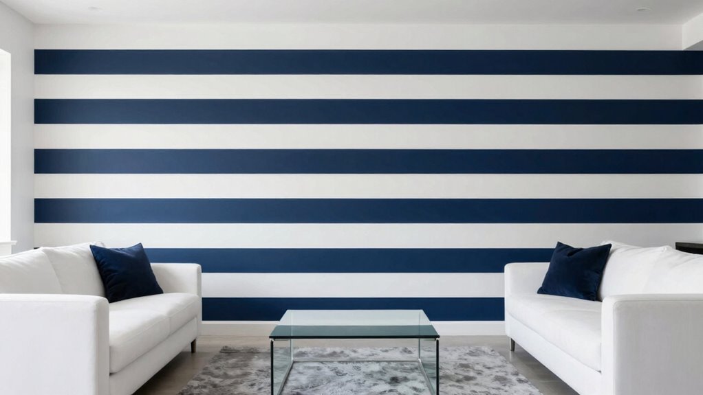 balanced stripe pattern coordination