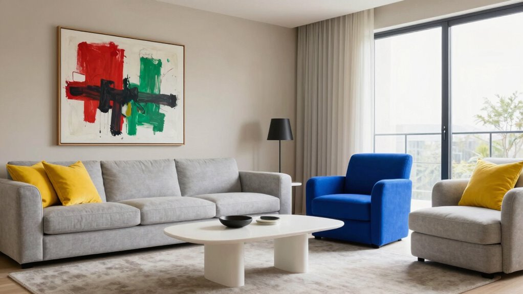 bold colors create balanced impact