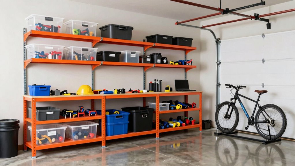 budget friendly garage organization