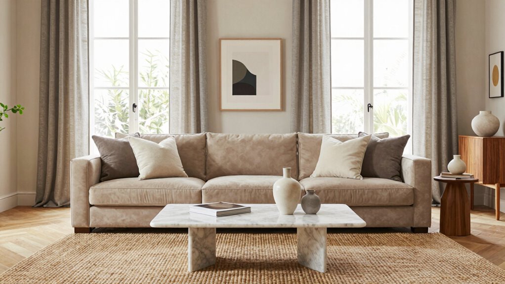 calm cohesive layered decor