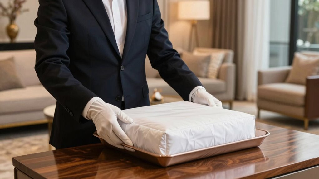 careful high value item delivery