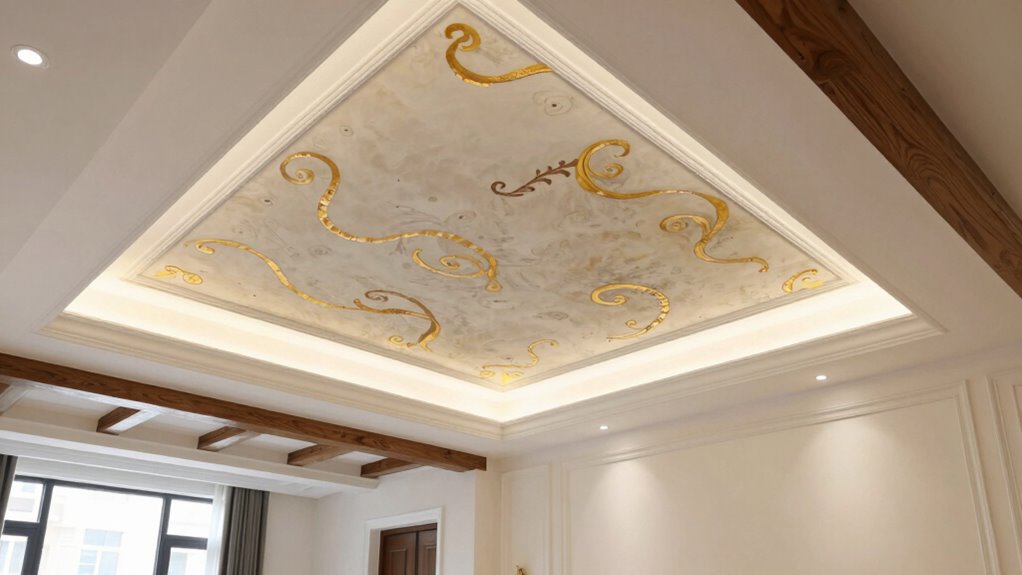 ceiling design enhances comfort