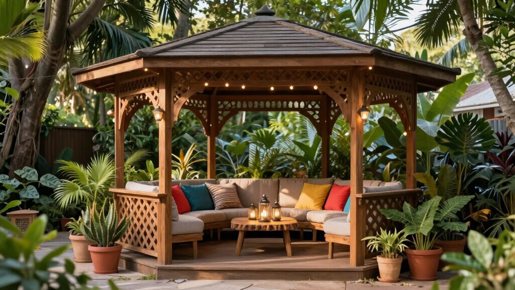 comfortable functional outdoor space