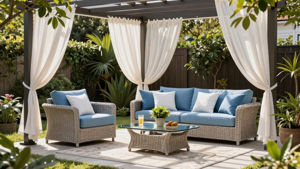 comfortable weather resistant outdoor furniture