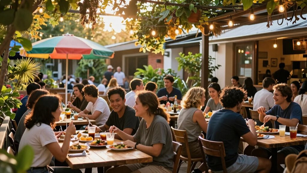 community building through outdoor dining