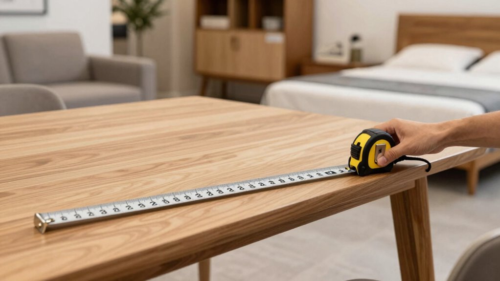 comparing furniture dimensions accurately