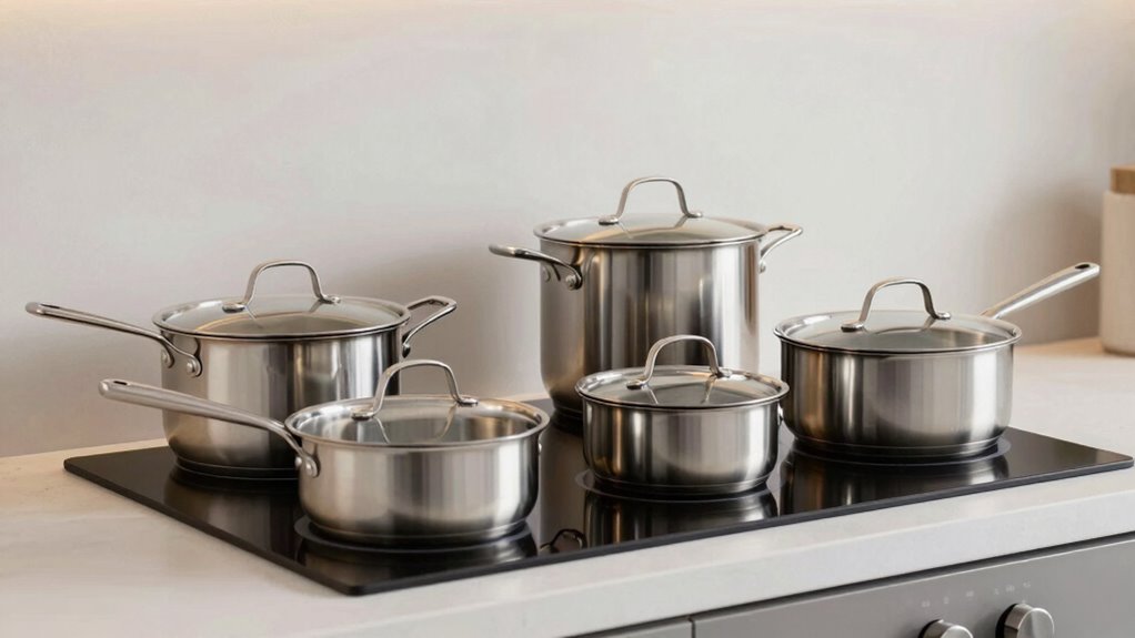 compatible cookware ensures even cooking