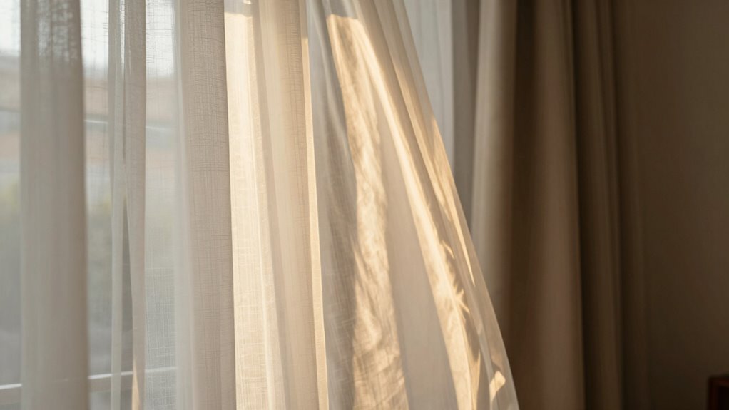 controlling light with curtains