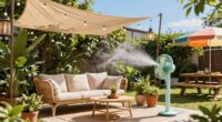 cooling outdoor summer areas