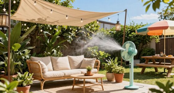 cooling outdoor summer areas