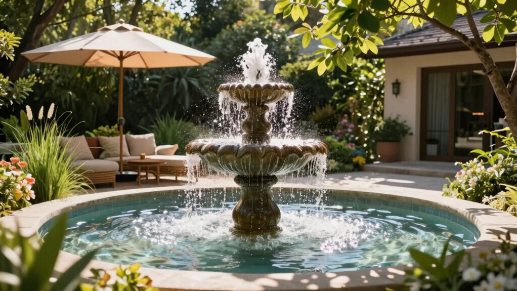 cooling water features outdoors
