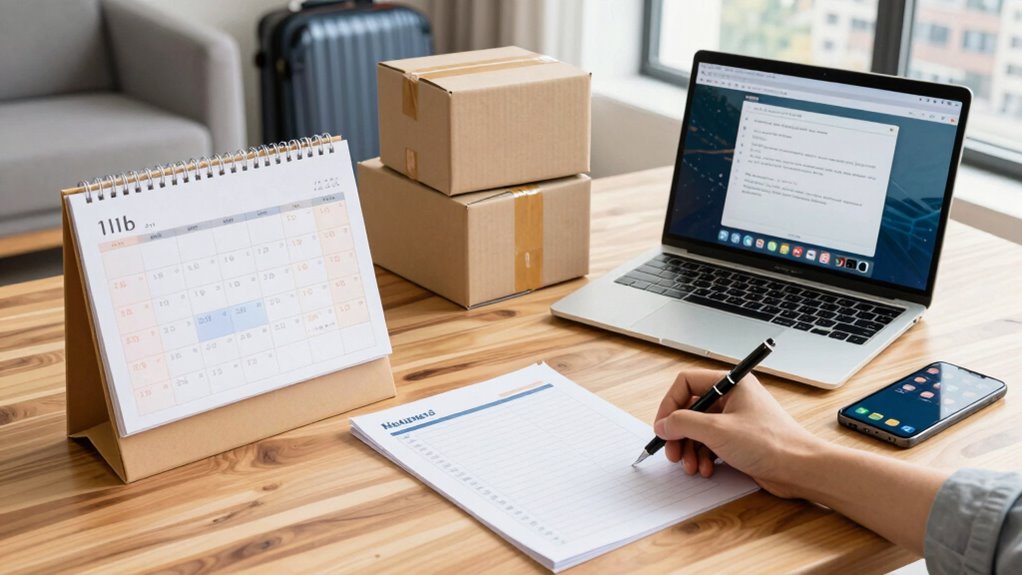 coordinate utility and address updates