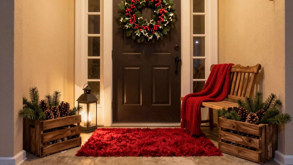 cozy winter outdoor decor