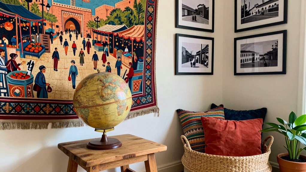 create cohesive travel decor
