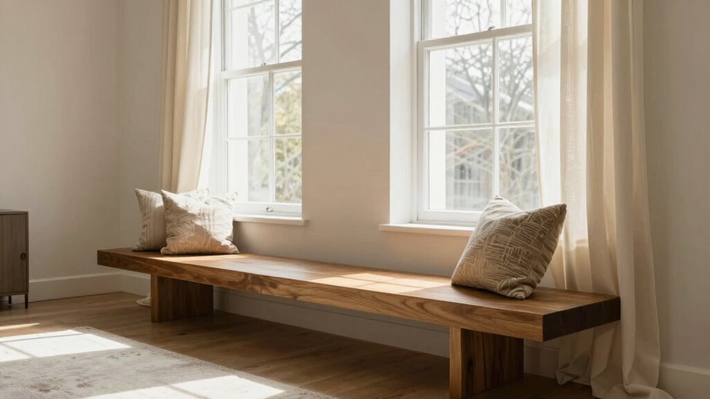 creative functional bench placement