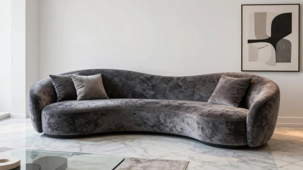 curved sofas promote social comfort