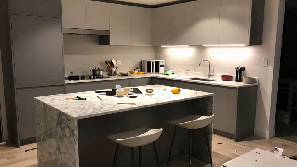 customized functional kitchen island