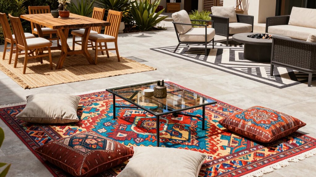define patio zones effectively