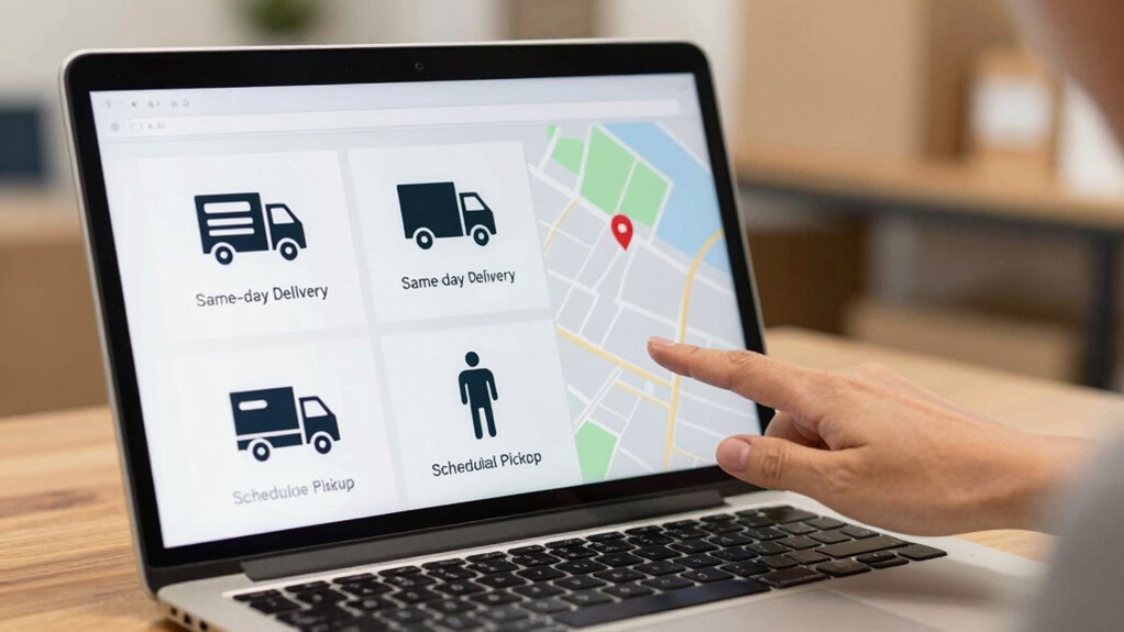 delivery options influence shopping