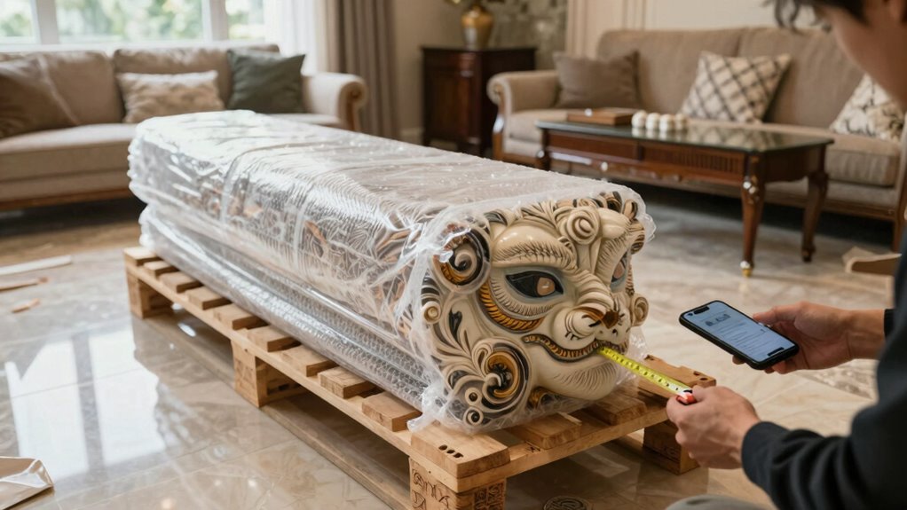 delivery setup logistics precautions