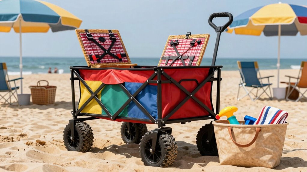 durable maneuverable beach wagon