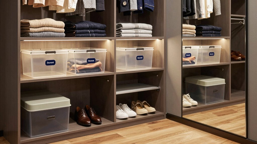 efficient stylish closet organization