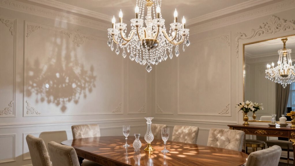 elegant crystal and embellishments