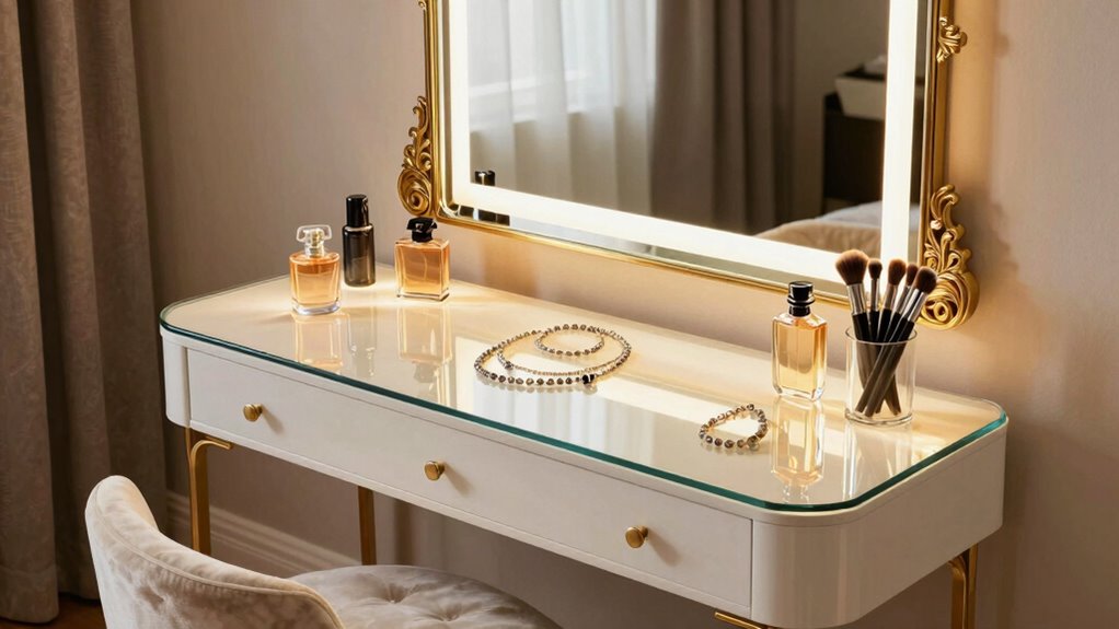 elegant functional beauty station