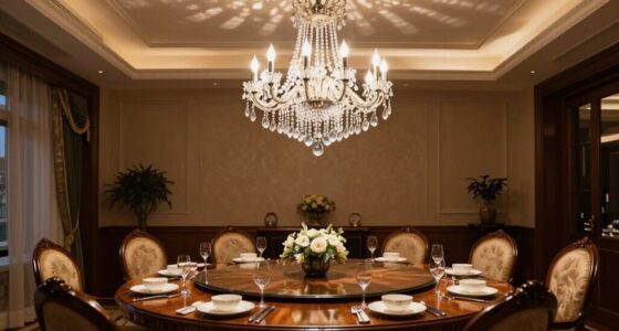 elegant lighting creates ambiance