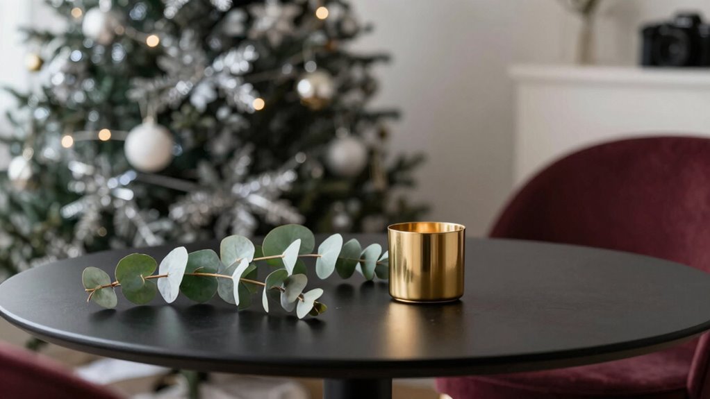 elegant neutral textured holiday decor