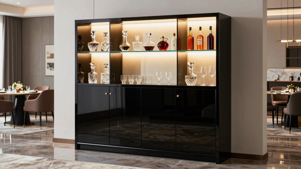 elegant organized entertaining hub