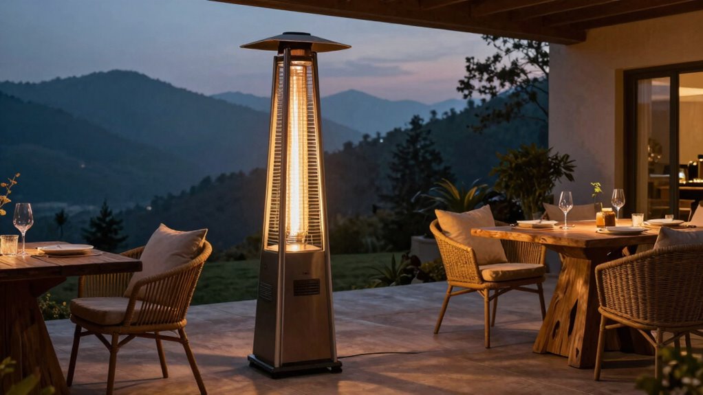 energy efficient outdoor heating choices