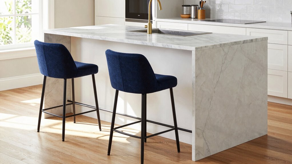 enhance kitchen with durable ergonomic stools