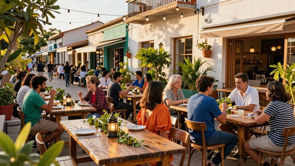enhanced outdoor dining spaces