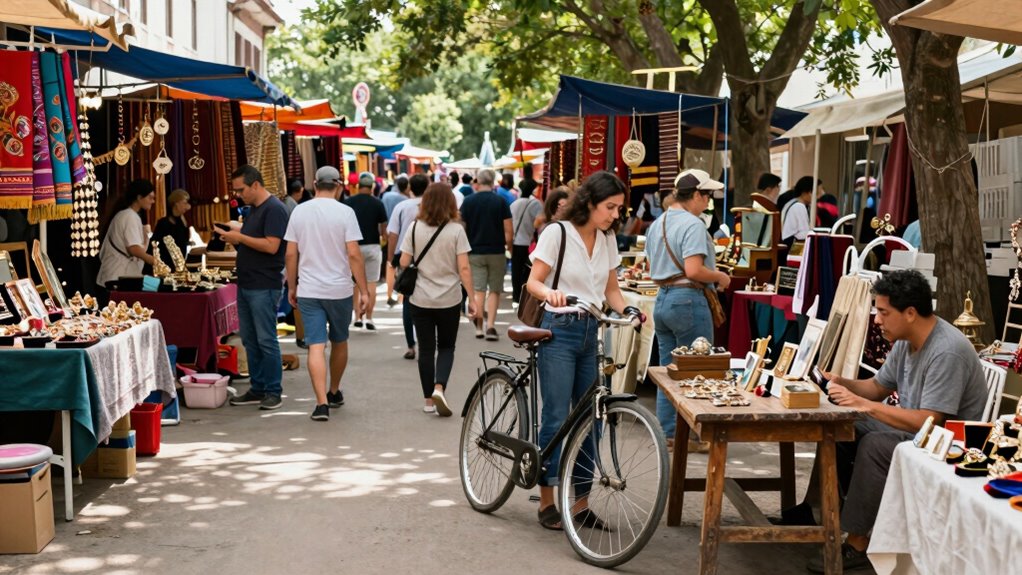 finding quiet market spots