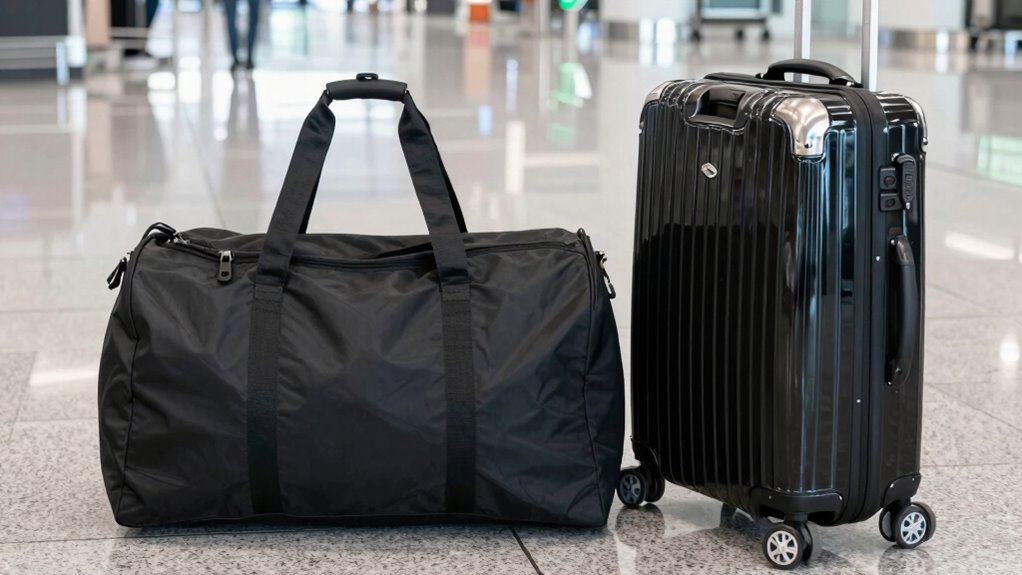 flexible structured travel bags