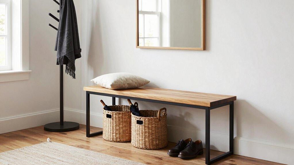 functional organized entryway furniture
