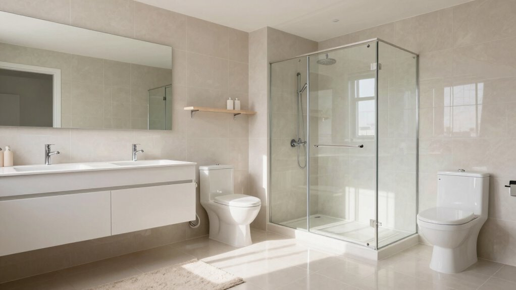 improve bathroom lighting and ventilation