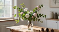 indoor seasonal greenery styling