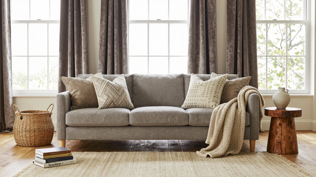 layered decor creates warmth