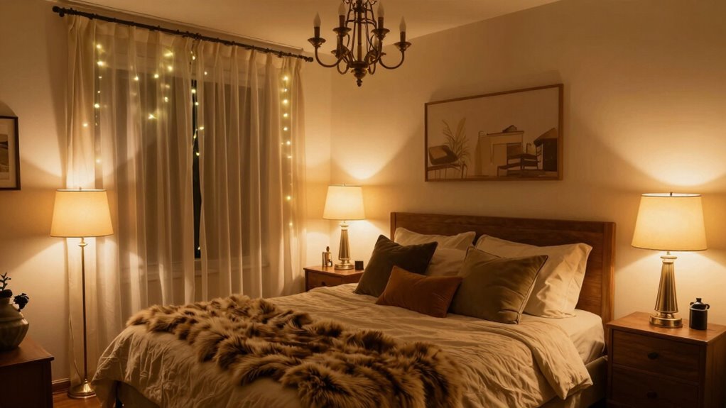 layered dimmable ambient lighting