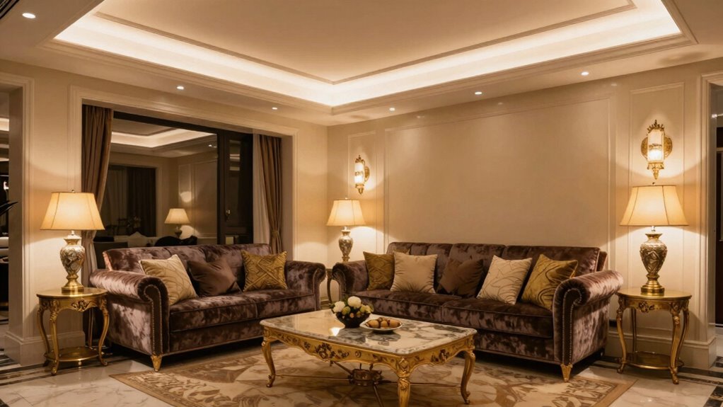 layered lighting creates depth