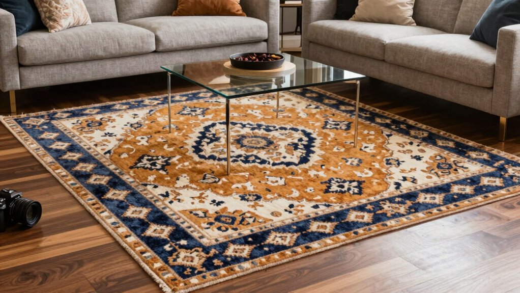 layered textured rug combinations