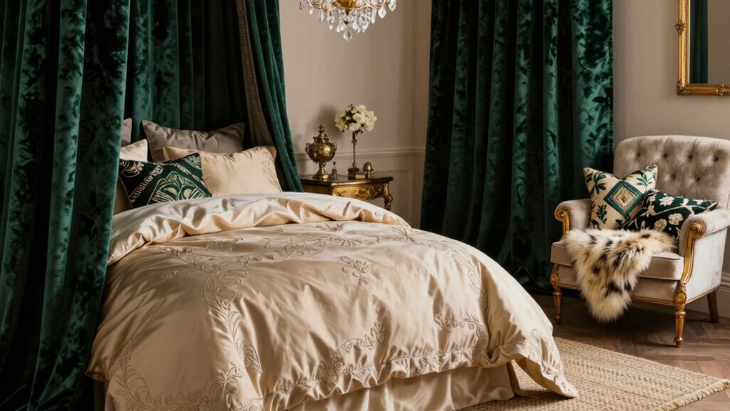 layered textures and fabrics