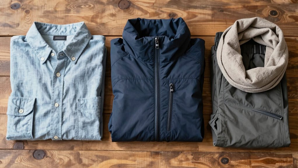layered versatile durable clothing